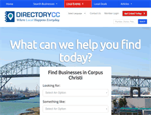Tablet Screenshot of directorycc.com